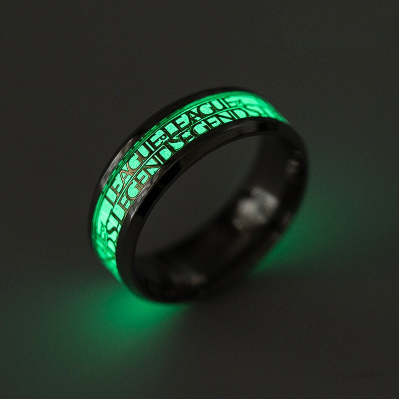 Green on sale glow ring