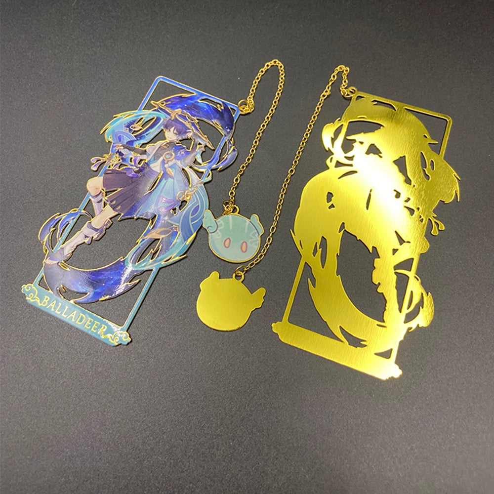 Genshin Impact - Hollowed Out Metal Bookmark