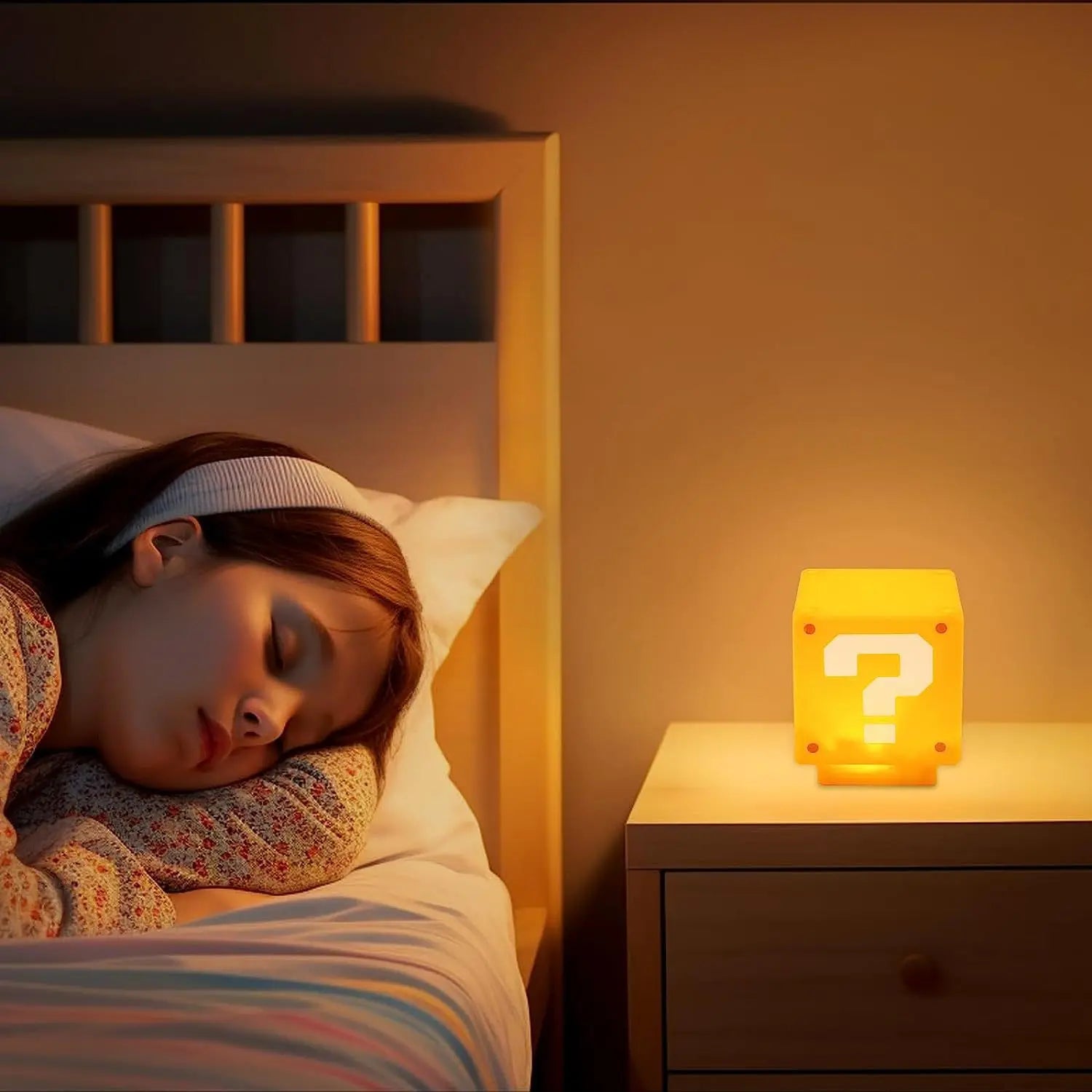 Super Mario - Question Mark Night Light