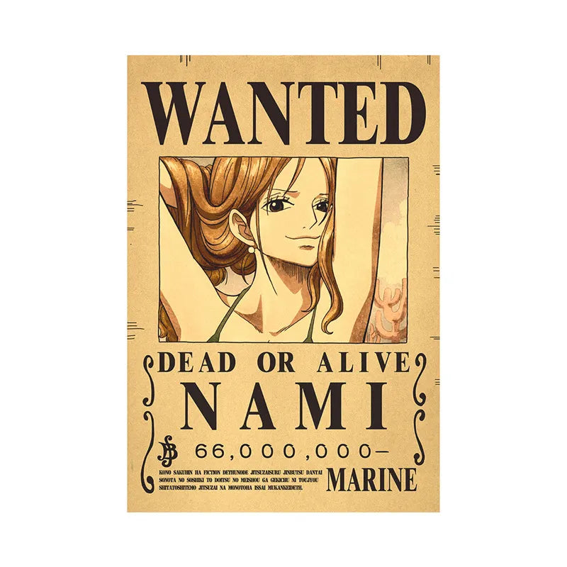 Affiche Wanted One Piece