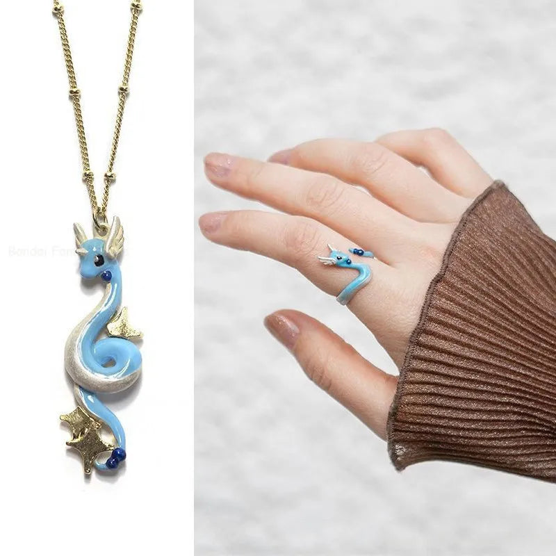 Pokemon - Dragonair Necklace and Ring