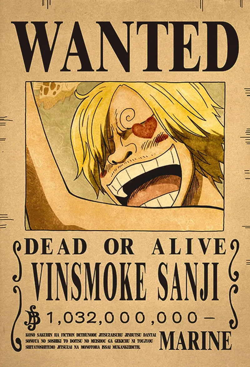 Poster One Piece - Affiche Wanted Brook New World Prime