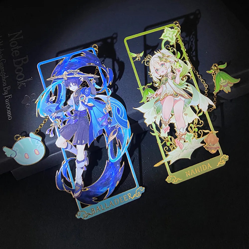 Genshin Impact - Hollowed Out Metal Bookmark