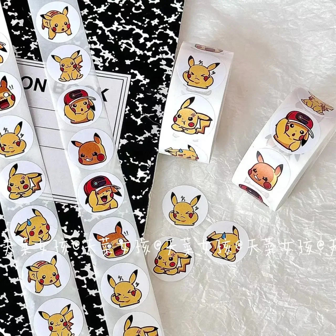 Pokemon - 500PCS Sticker Roll